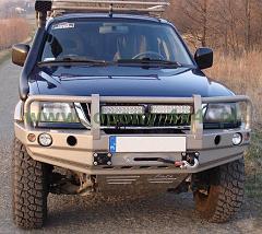 Zderzak Mitsubishi Pajero Sport przód z bull ZPFb