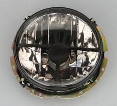 Lampa przód czarny chrom z krzyżem LPVW89