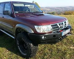 Zderzak Nissan Y61 przód bez bull ZNA